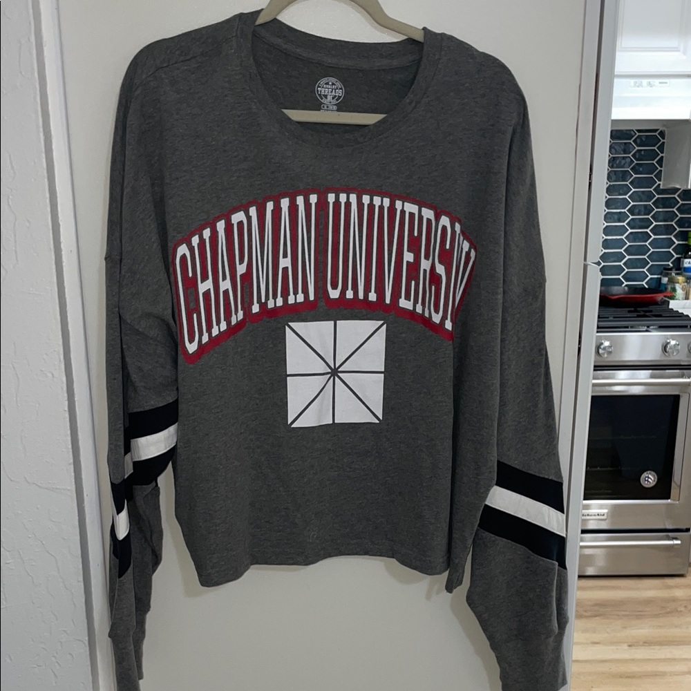 Rivalry Threads Chapman University in Orange CA Gray Sweatshirt | XL